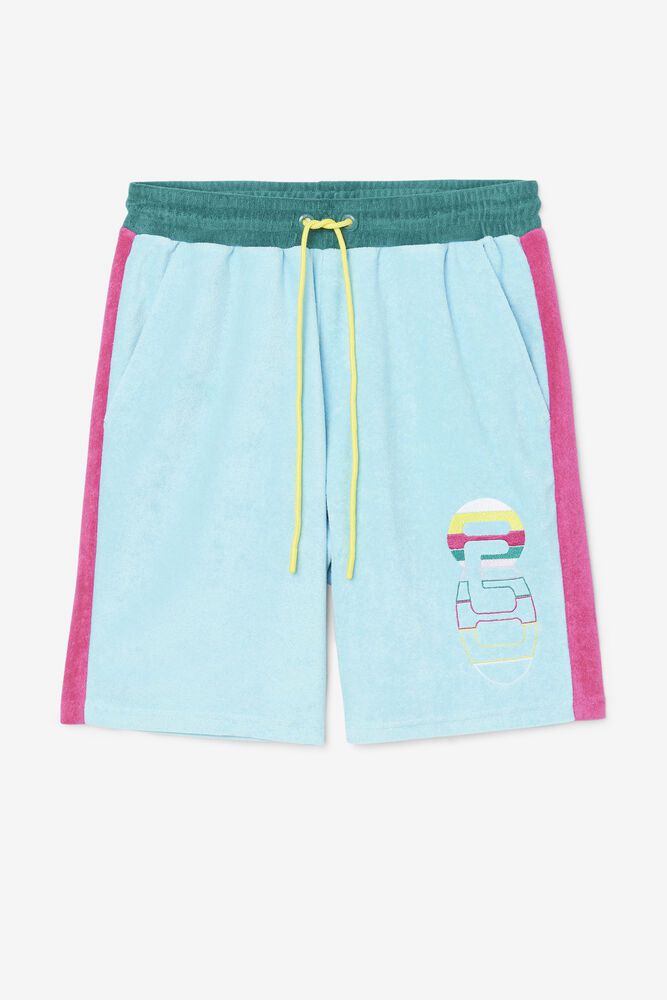 Fila Mikala Shorts Blue - Womens - 97302HVJC